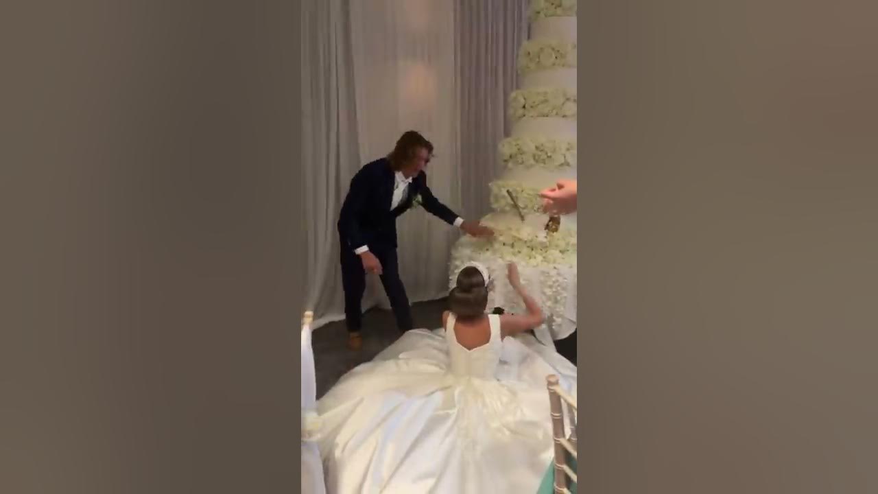 Groom Smashes Cake in Bride's Face || ViralHog