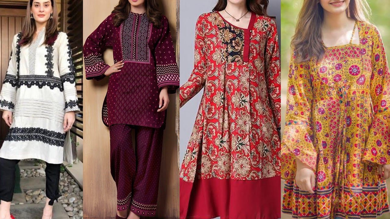 Semi Casual Designer Kurties/Suits For Summer Wedding Parties 2019-20