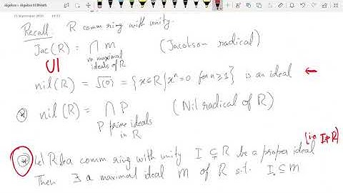 BMath Algebra III: Rings and modules - Lecture 10