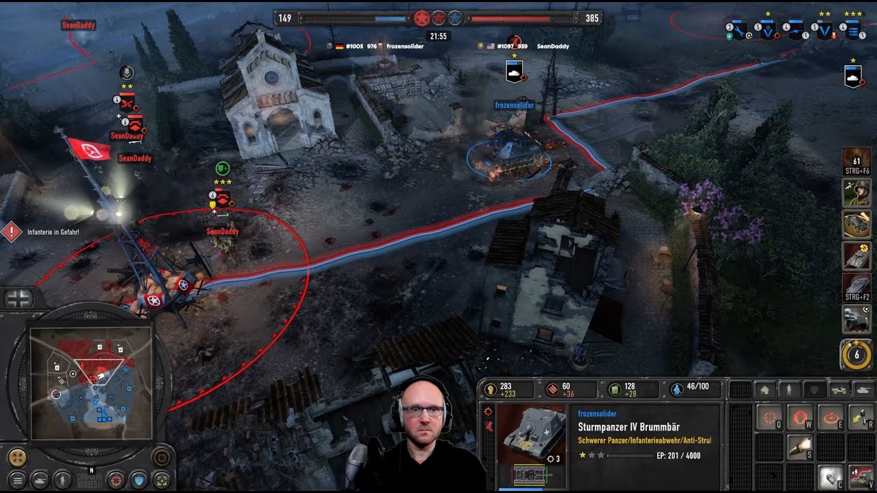 Company of Heroes 3 | 1v1 Pachino Patt | Wie soll man am Besten gegen Ranger vorgehen? Brummbär(en)!