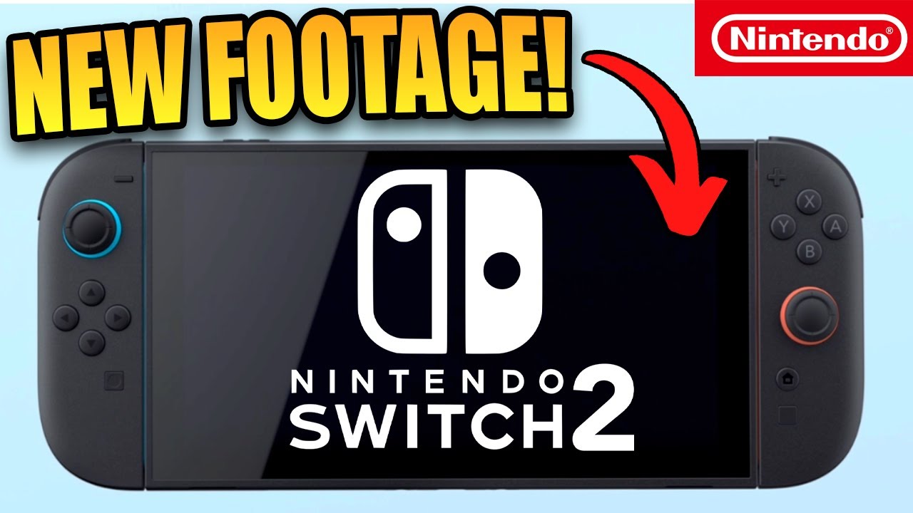 Nintendo Released NEW Footage Of The Switch 2 - YouTube