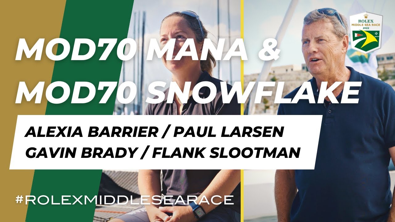 MOD70 Mana & MOD70 Snowflake | Rolex Middle Sea Race 2022