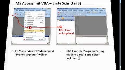 DB0103SU Datenbanken: LE01 Grundlagen von VBA und MS Access - Teil 3 - Einstieg