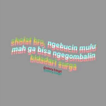 STORY WA SHOLAT BRO || TERBARU 2020