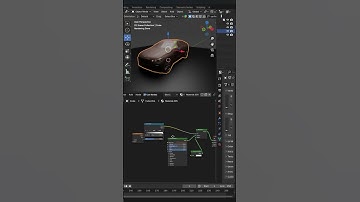 How to create this car reveal effect in blender  #blenderguru #automobile #blendergameengine