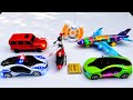 Unboxing RC 3D Lights Airbus A380 Aeroplane &amp; Police Car | RC Rechargebule helicopter &amp; Testing 