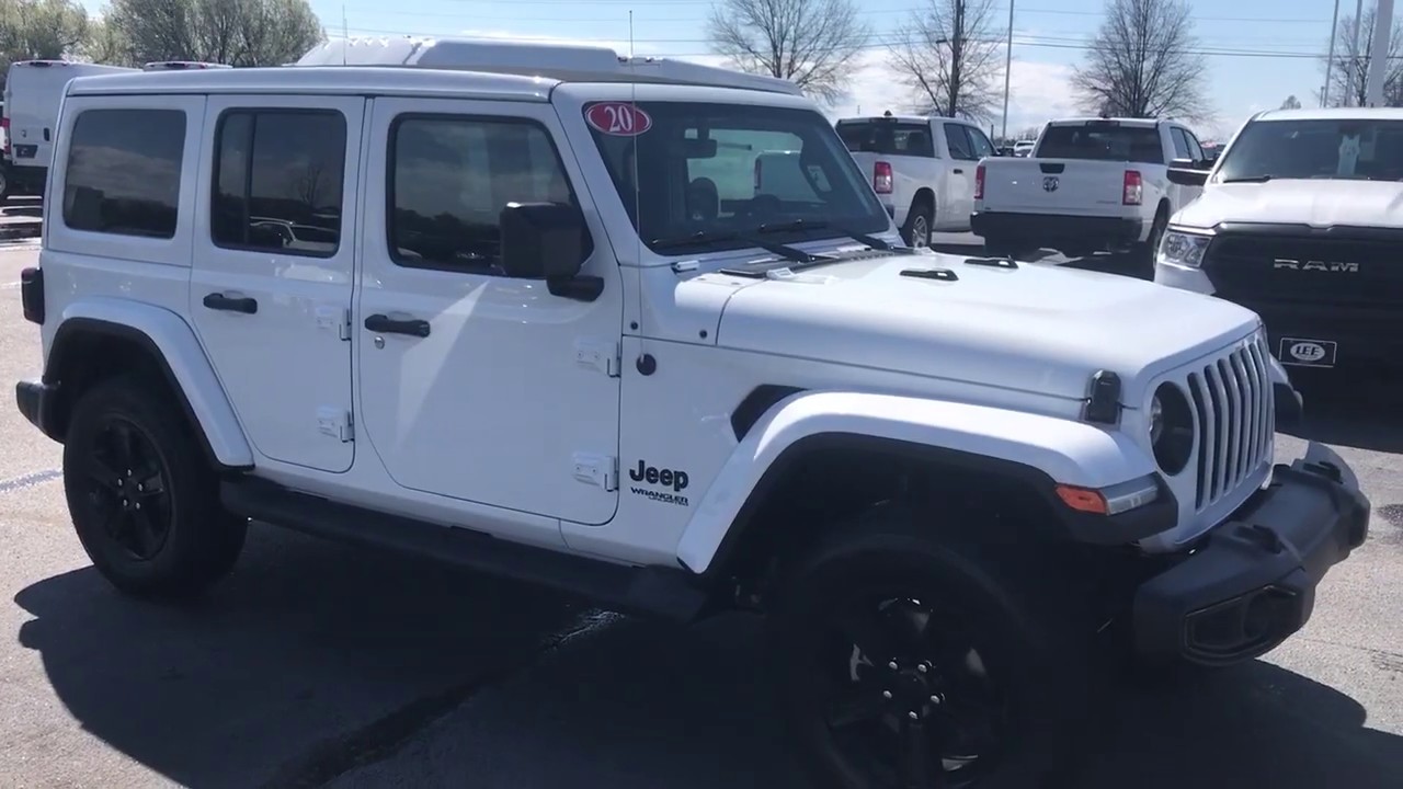 2020 Jeep Wrangler Unlimited Sahara with power sun roof - YouTube