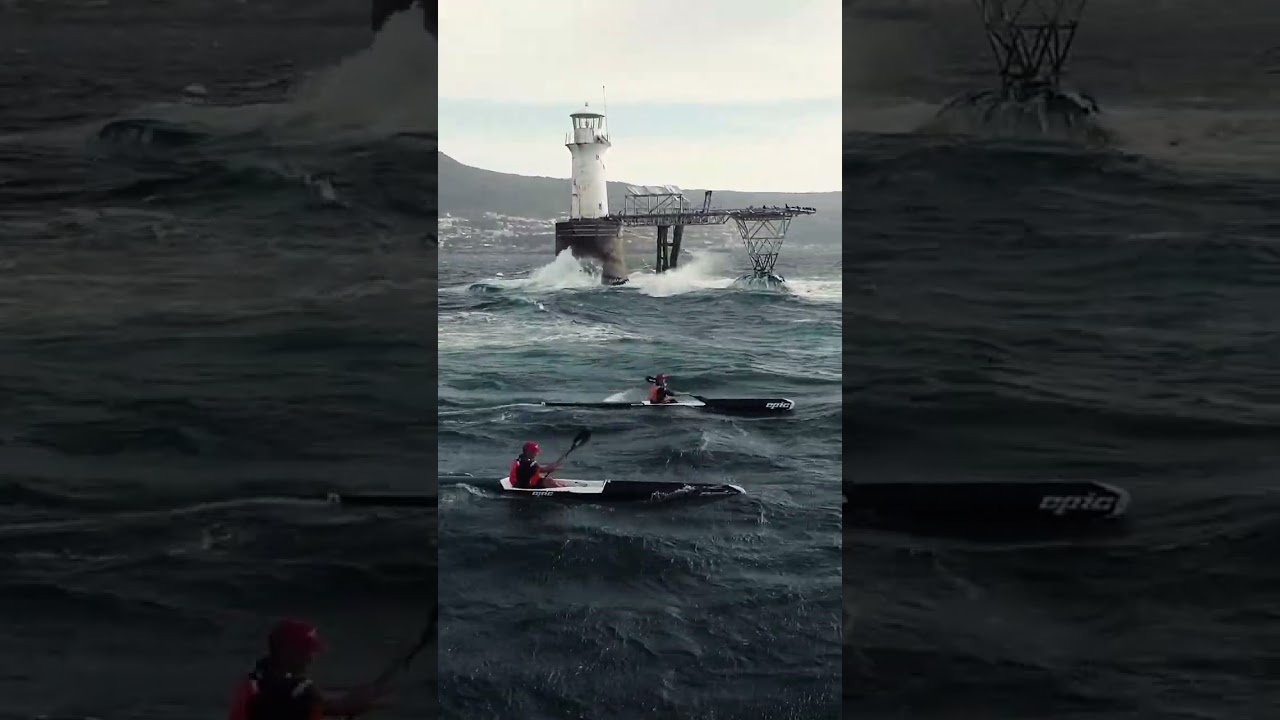 What an epic location to go sea kayaking