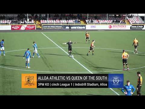 Alloa Vs Queen Of The South | Cinch League 1 | 23Rd March 2024