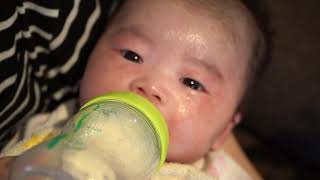 赤ちゃんがミルクを飲む音 生後１ヶ月 Youtube