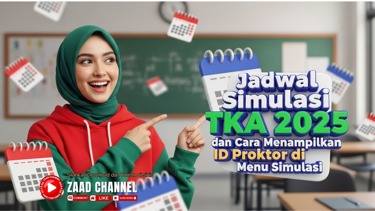 Jadwal Simulasi TKA 2025 dan Cara Menampilkan ID Proktor di Menu Simulasi
