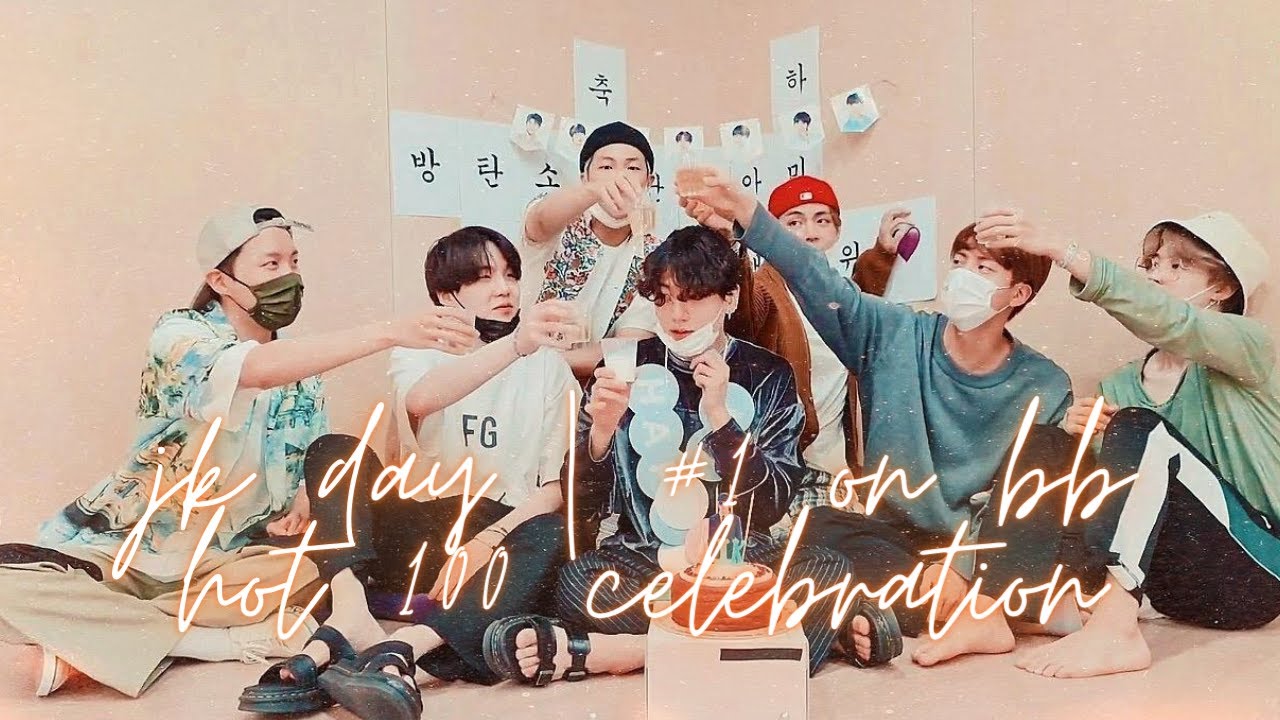 a recap from celebrating jungkook's birthday and #1 on billboard hot
