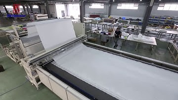 Richpeace automatic multi layers spreading machine for airbag material