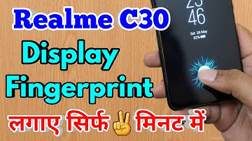 how to display fingerprint lock realme c30 | realme c30 me display fingerprint lock kaise lagaye