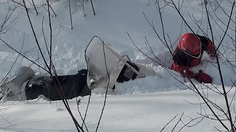 How to un-stuck your snowmobile.
