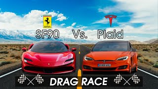 Ferrari Vs Tesla Drag Race