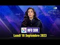 Info Soir Lundi 18 Septembre 2023 