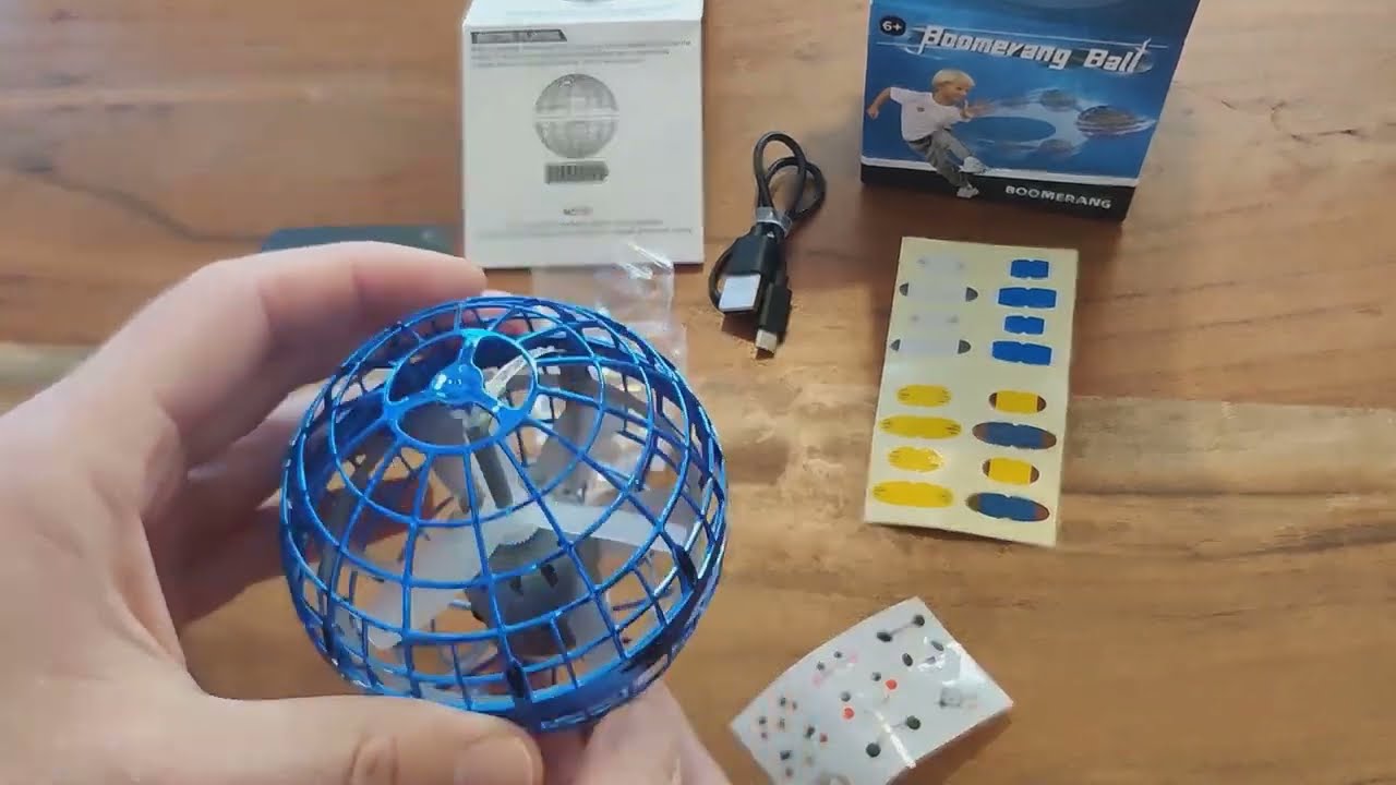 Orbi Boomerang Ball Review - Flying Orb Boomerang Drone Ball 