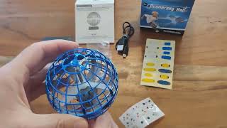 Orbi Boomerang Ball Review - Flying Orb Boomerang Drone Ball