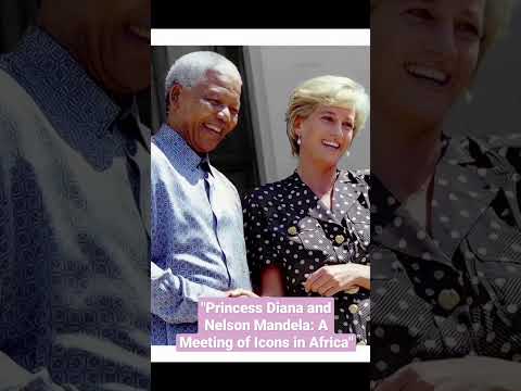Princess Diana And Nelson Mandela A Meeting Of Icons In Africa