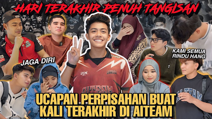 HARI TERAKHIR PALING MENYEDIHKAN!!! PERPISAHAN PERTAMA AITEAM 2025