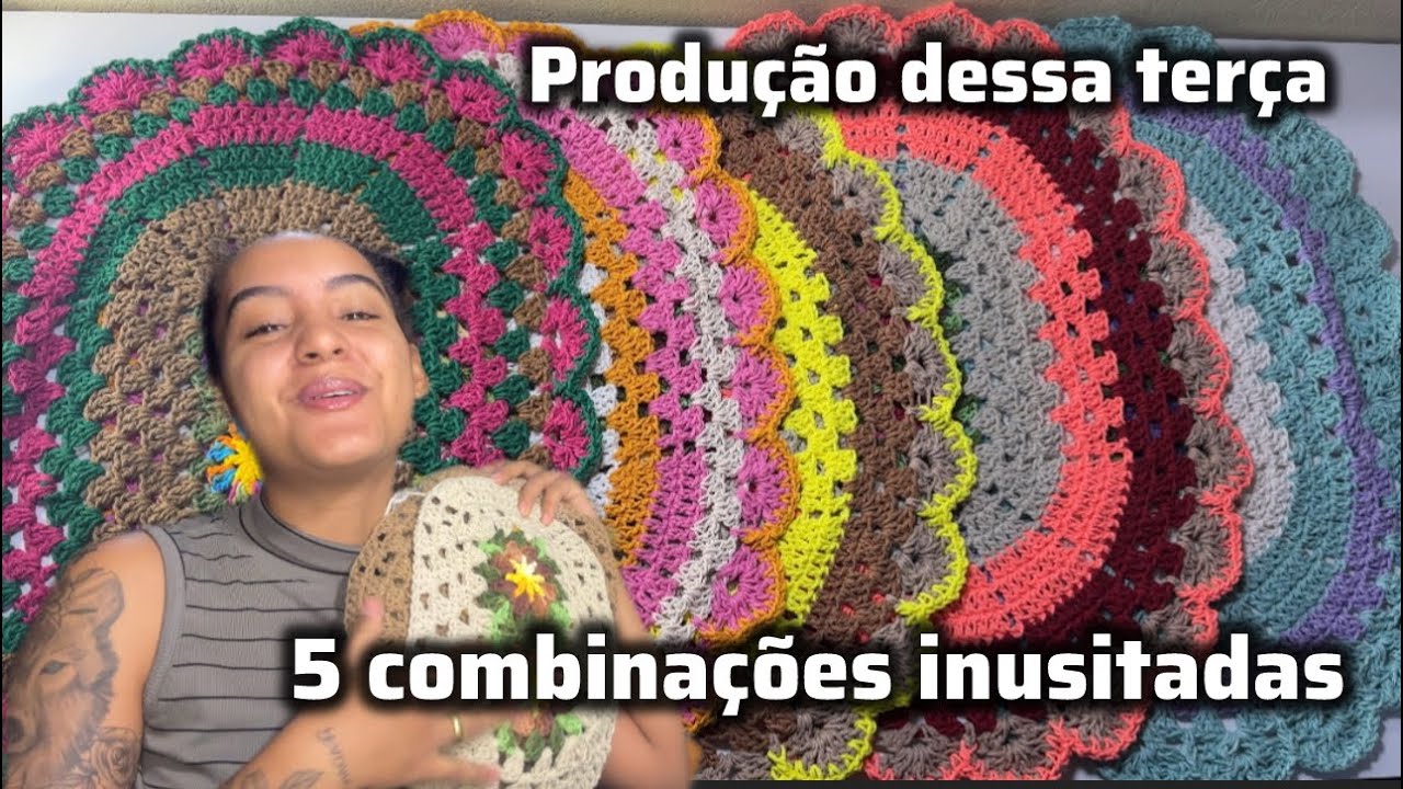 Vlog de produção, hoje saiu 5 tapetes com combinação inusitada 😱