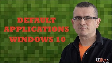 How to change default applications in Windows 10 (Windows 10)