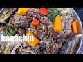 BENACHIN // thiebou yappa // SENEGAMBIAN JOLLOF RICE (beef benachin) // how to cook benachin