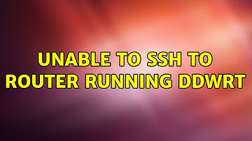 Unable to ssh to router running DDWRT (2 Solutions!!)