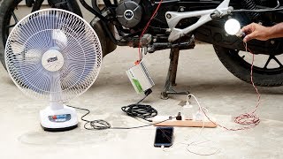 How to Make Emergency Power Generator With Your Bike