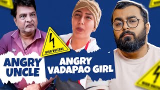Angry street food Owners | Tandon Saab | Vadapav didi | Angry Kachori wala #vadapav #roast