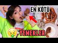 EN SEVMEDİĞİM YEMEKLERLE YÜZLEŞME!!! (Şırdan, Ayak, Ördek Ciğeri...)