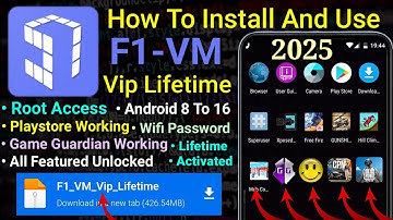 How To Install And Use F1 VM VIP No Root For Any Android  2025