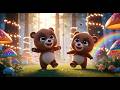 Dancing Bears in a Magical Forest 🐻✨ | 3D Toddler Dance Song | Tiny Tots World
