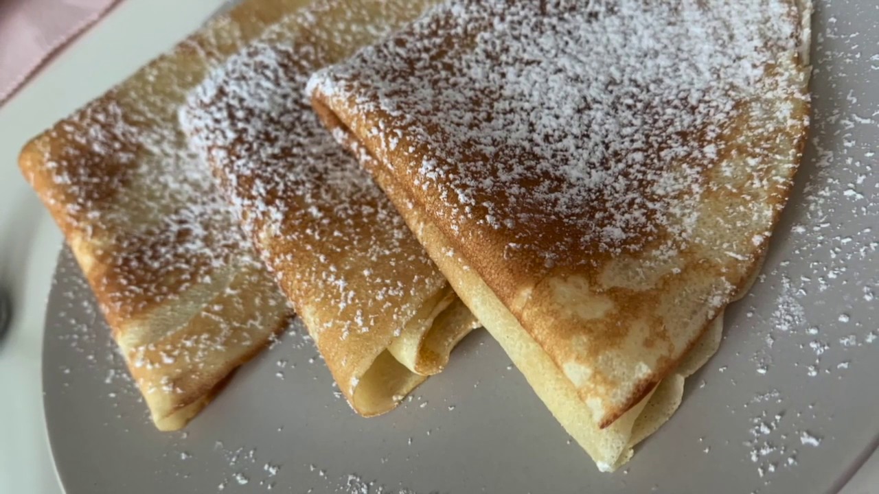 Heeerlijke Belgische goud bruine pannekoeken