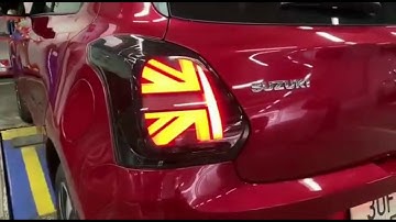 Swift 2018 Tail Lamp Mini Cooper Style Modified Tail Light Latest Disine 2020 (New Swift Tail Lamp )