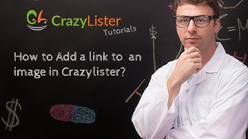 How to Add a link to an image in Crazylister? - Crazylister tutorials