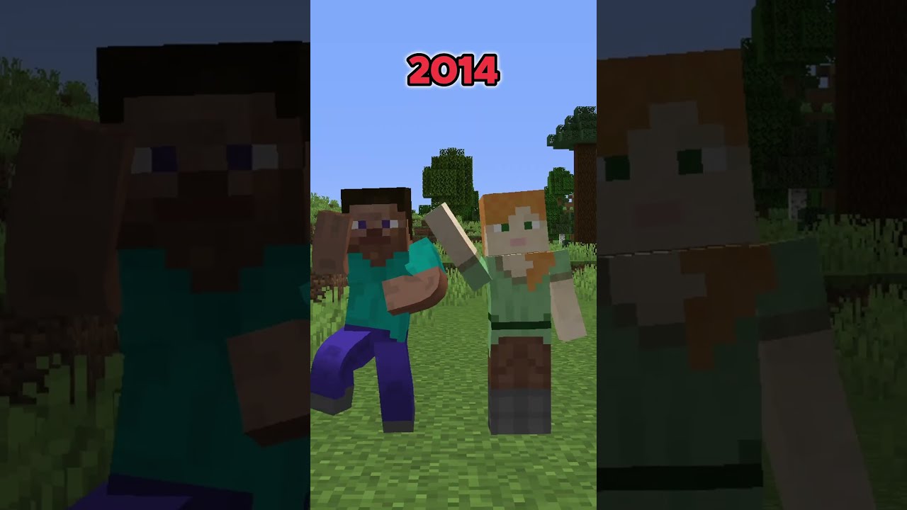 Minecraft New Vs Old NOSTALGIA Shorts