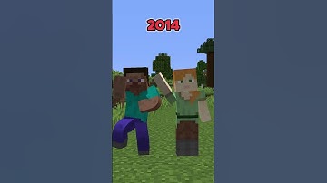 Minecraft: New vs Old - NOSTALGIA 🥹 #shorts #minecraft