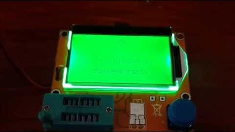 Ebay LCR-T4 Mega328 Transistor Tester Diode Triode Capacitance ESR Meter