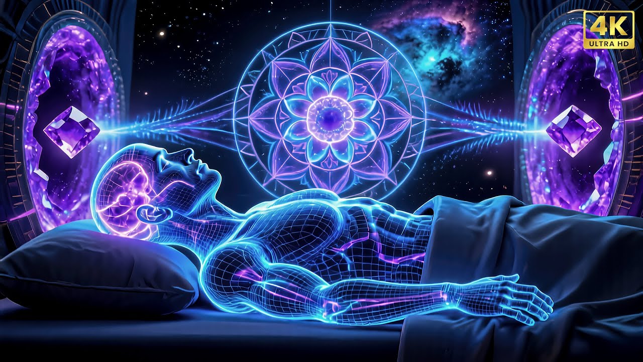 432Hz + 528Hz + 741Hz | The Deepest Healing Sleep: Whole Body ...