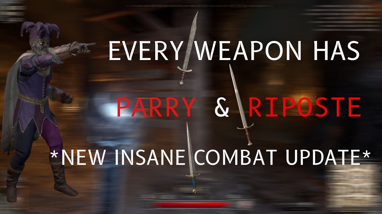 Every Weapon Can Parry Now??!? Parry/Riposte Attack Showcase! - Dark And Darker
