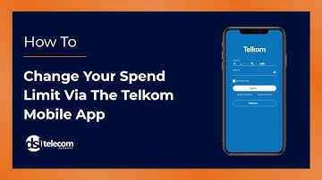 How to change your spend limit via the Telkom Mobile App