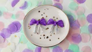 Easy Diy Bow Earrings Liquid Sculpey Project Sculpey