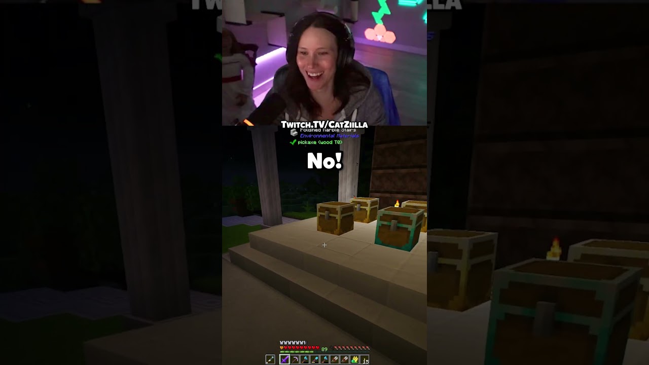 If hoarding in Minecraft was a sport, I would be a professional.