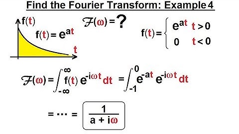 Electrical Engineering: Ch 19: Fourier Transform (13 of 45) Find Fourier Transformation: Ex. 4