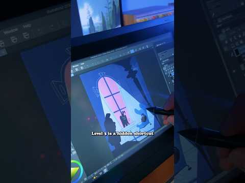 DIGITAL ART shortcuts you didn't know existed #art #shorts