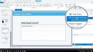 Using Variables to Let Learners Compare Text Answer to an Expert’s in Articulate Storyline 360
