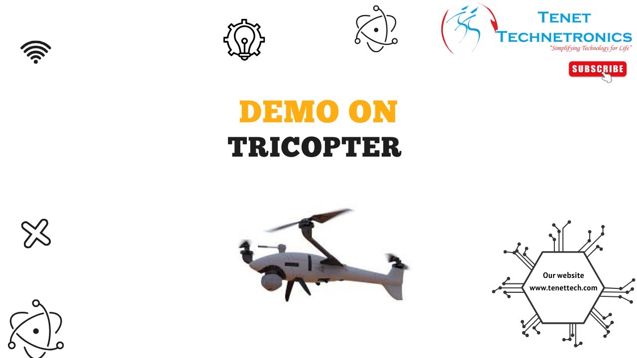 Demo on Tricopter | Tenet Technetronics - YouTube