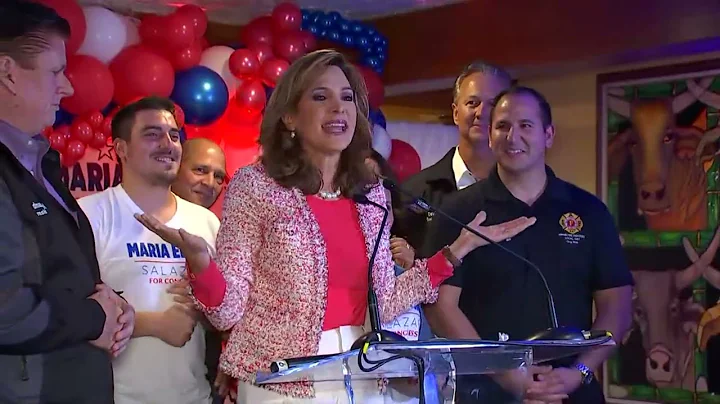Maria Elvira Salazar Delivers VICTORY Speech After...